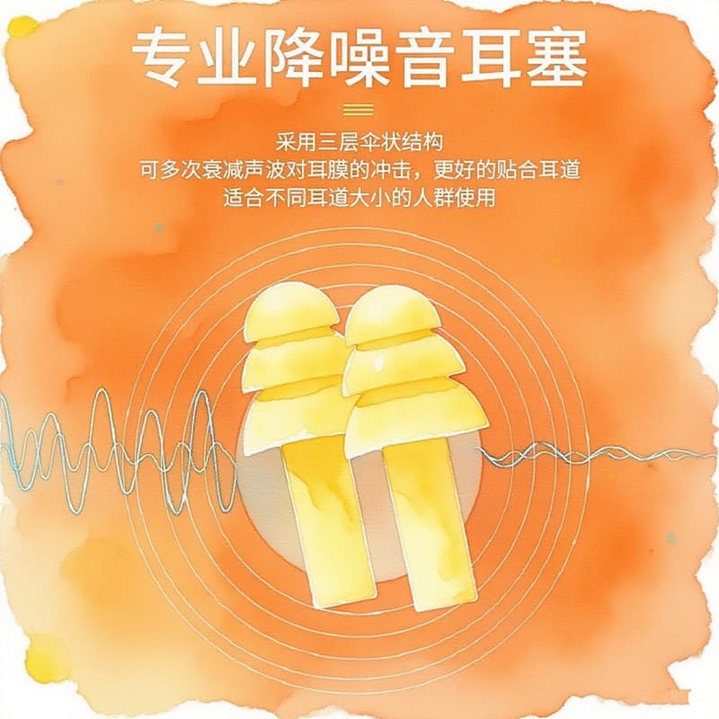 Distribution anti-noise earplugs Christmas tree earplugs sleep study work silicone waterproof earplugs sound isolation earplugs 4