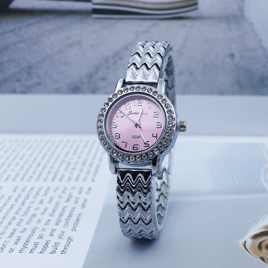 New Korean fashion cross-border popular women's watch women's style niche mid-century style round high-value gold model 8