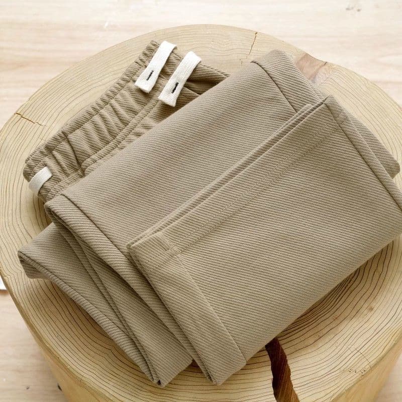Spring and Autumn 420g atmospheric gray straight pants men's loose sports pants men's casual pants autumn knitted sweatpants 10