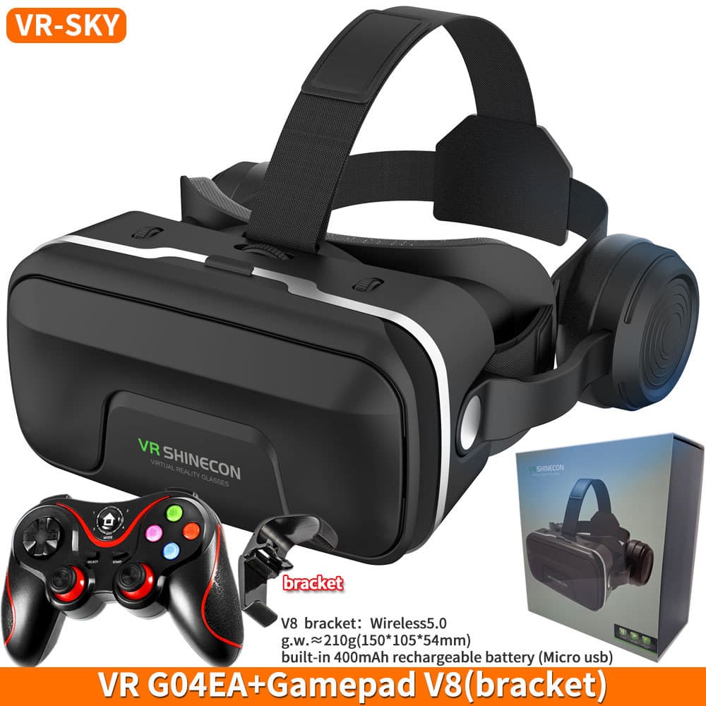 Cross-border popular VR SHINEOCN VR glasses Qianhuan Magic Mirror 12th generation headset version virtual reality 3D glasses 10