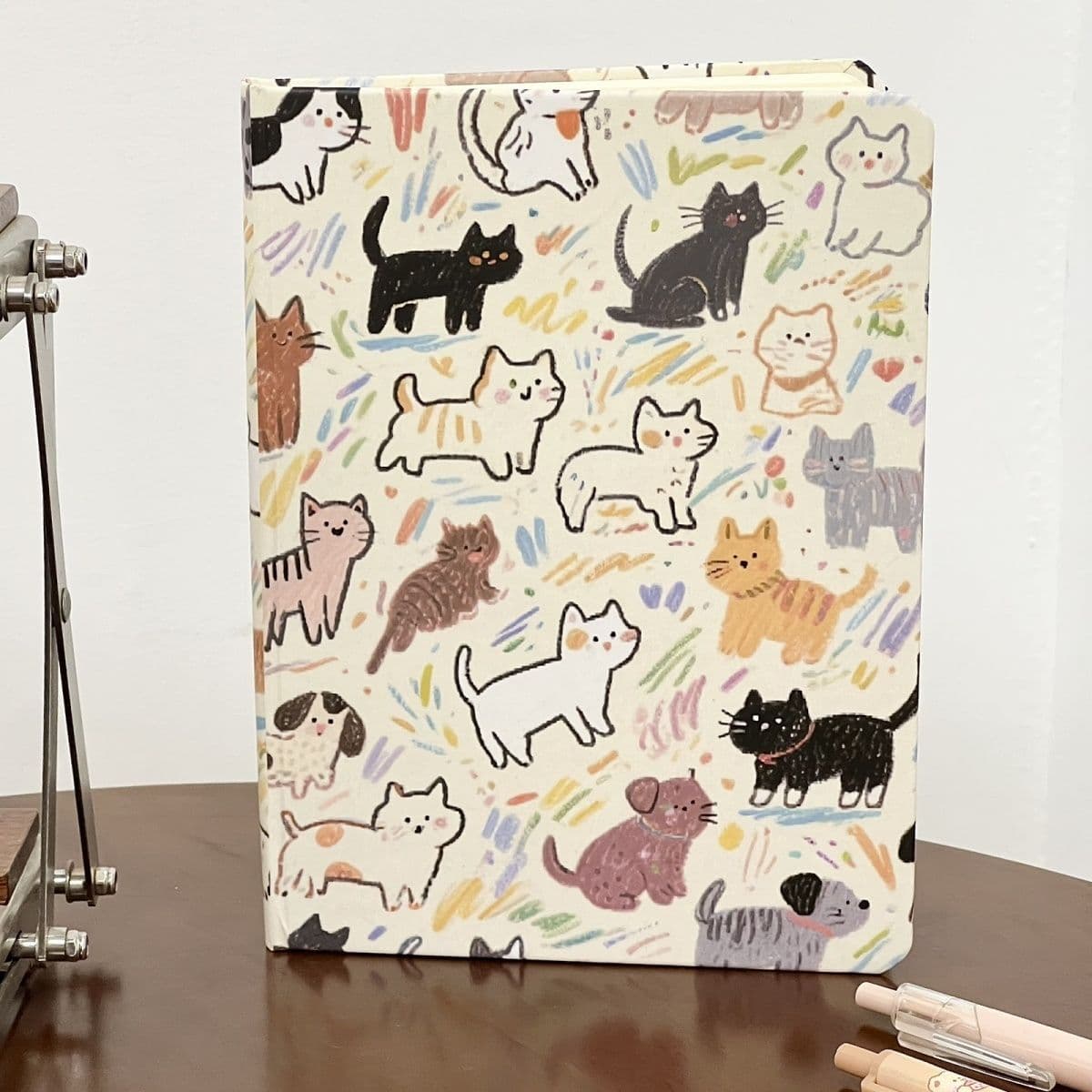 ins high-looking simple cute cat notebook A5 notepad schedule diary plan thickened student notebook 7
