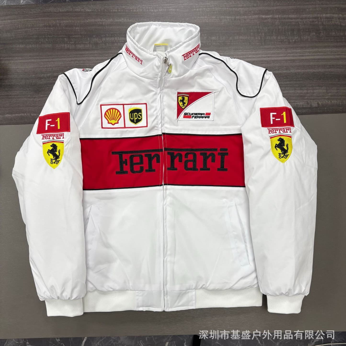 F1 racing suit embroidered jacket cross-border best-selling retro motorcycle riding suit baseball suit plus cotton jacket supports customization 2