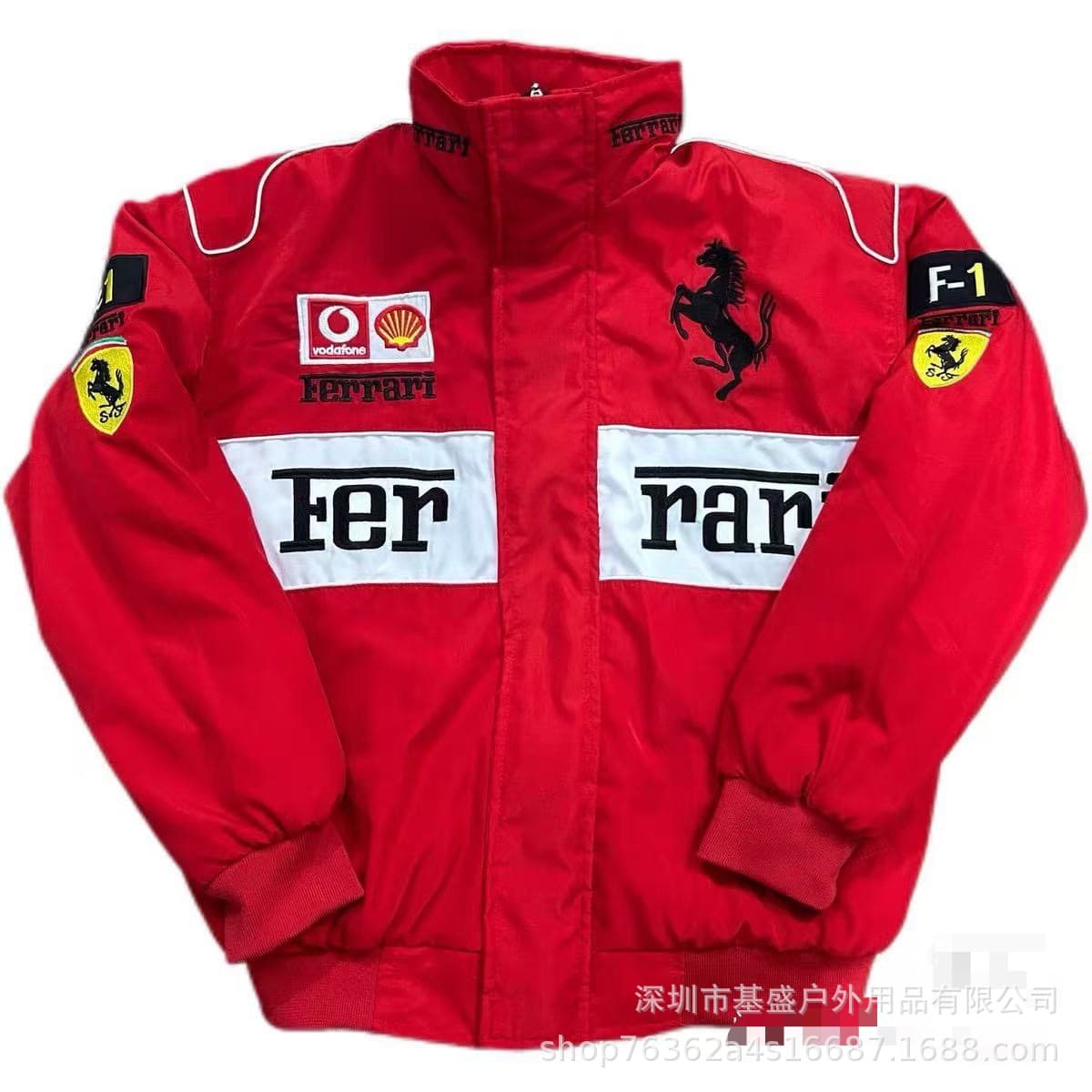 F1 racing suit embroidered jacket cross-border best-selling retro motorcycle riding suit baseball suit plus cotton jacket supports customization 10
