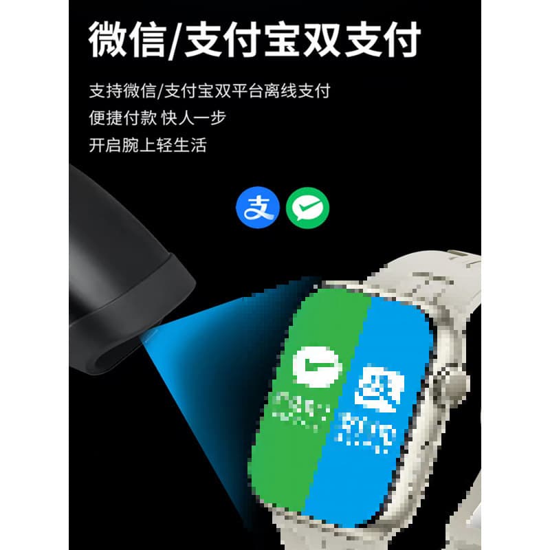Smart watch Huaqiangbei watchS10 message reminder phone exercise heart rate payment IOS/Android universal 5