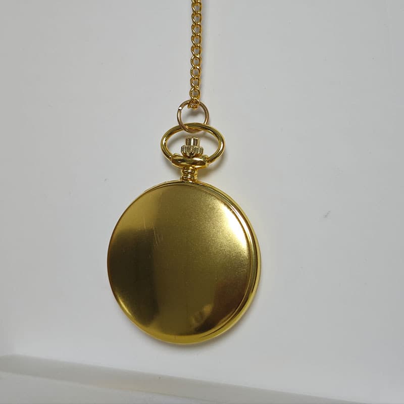 Simple Classic Flip Pocket Watch Male and Female Student Watch Necklace Flip Fashion Creative Quartz Watch Gift Souvenir 8