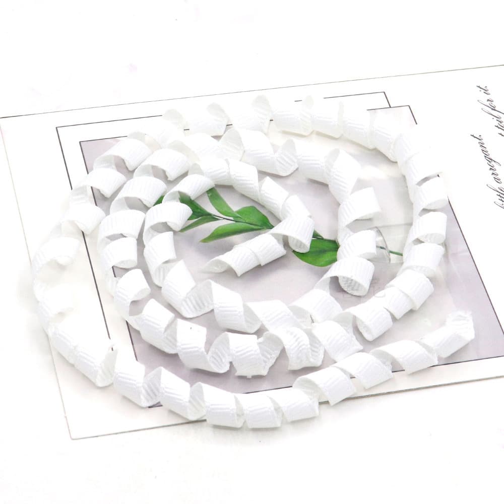 Cross-border hot sale 6mm rolled threaded ribbon toy sewing accessories gift box packaging diy production 9