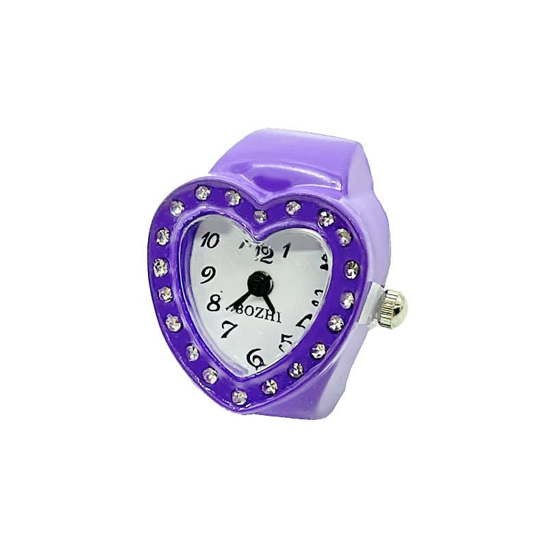 [Ring Watch] Korean style love with diamond trendy best-selling temperament female ring watch directly approved by cross-border foreign trade manufacturers 6