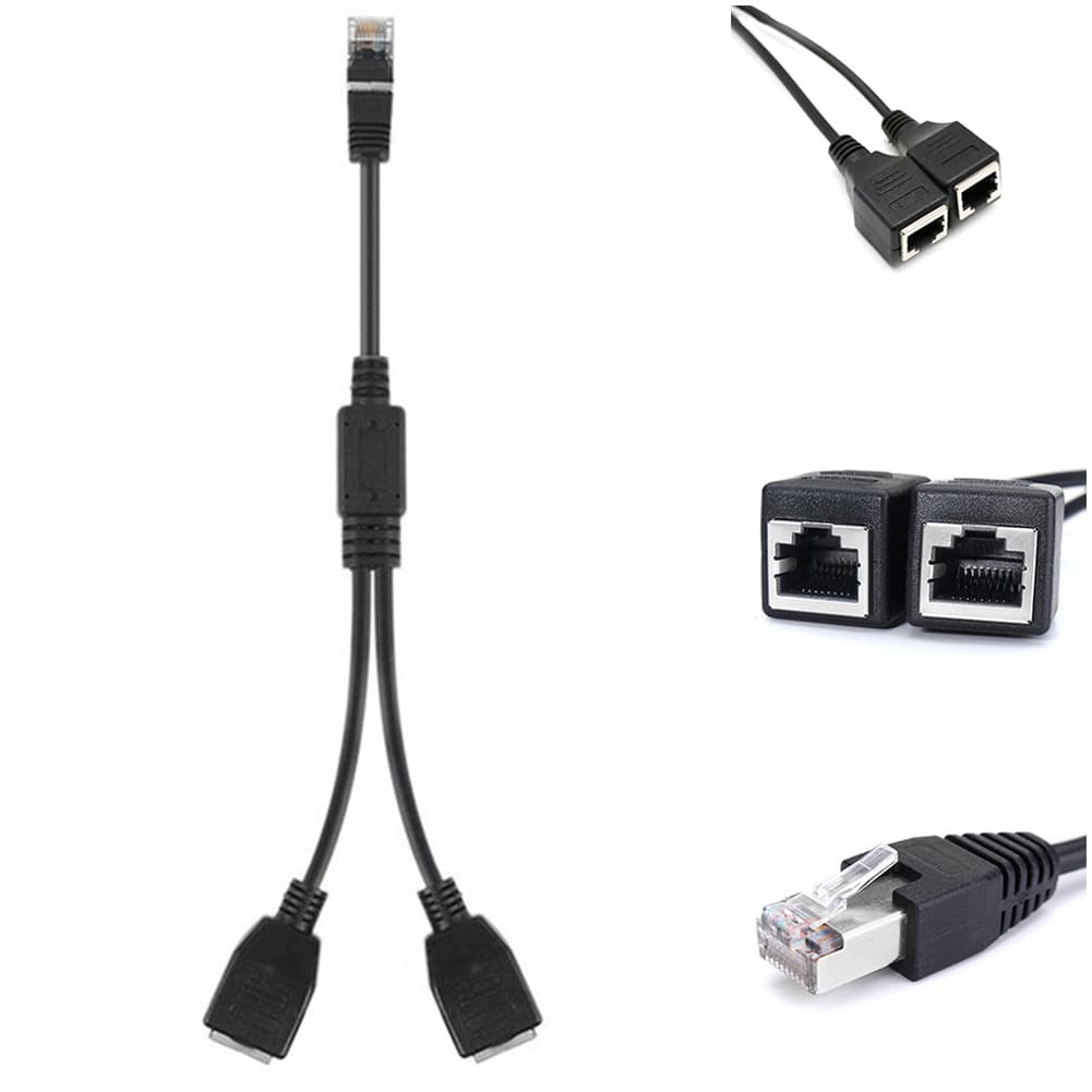 RJ45 one-to-two/three/four network cable splitter RJ45 one-to-three extension cable to one-to-two Ethernet 8