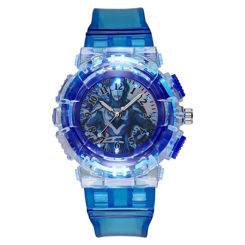 Ultraman luminous watch cartoon luminous children's watch led student sports electronic watch men's watch wholesale gift 6