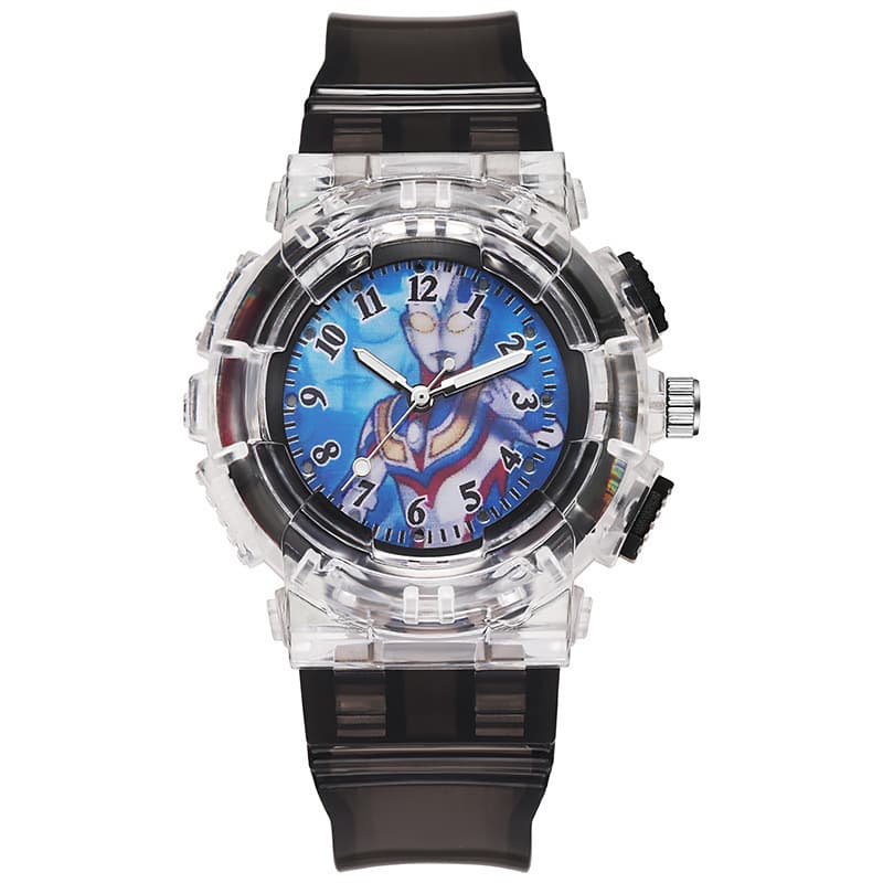 Ultraman luminous watch cartoon luminous children's watch led student sports electronic watch men's watch wholesale gift 8
