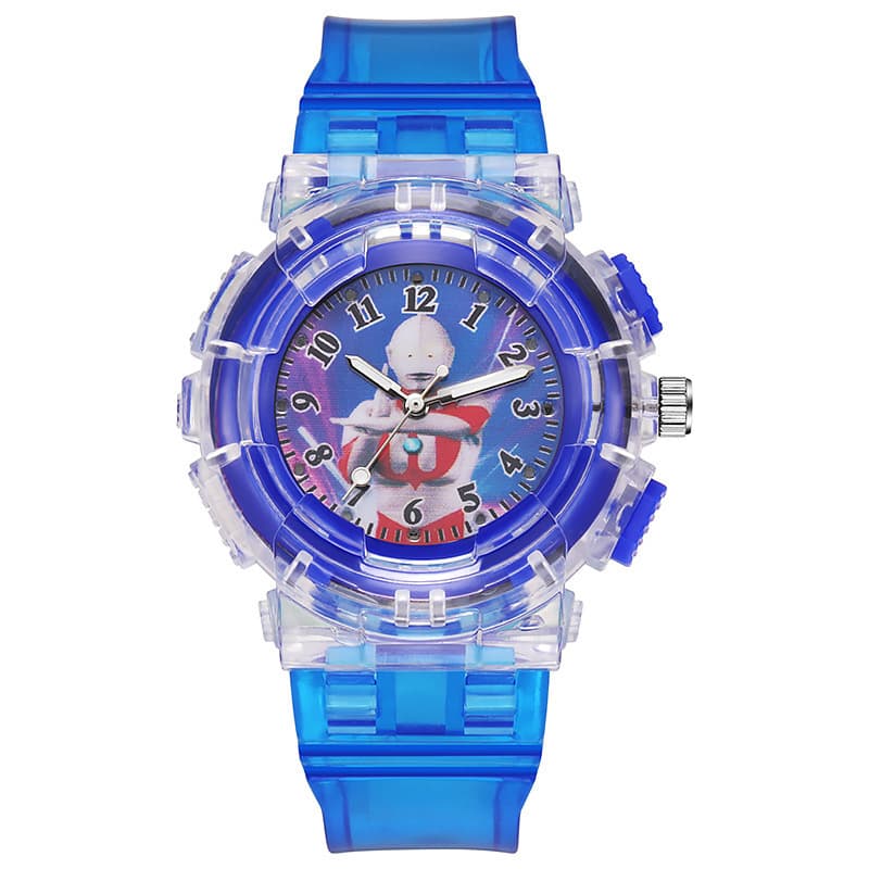 Ultraman luminous watch cartoon luminous children's watch led student sports electronic watch men's watch wholesale gift 10