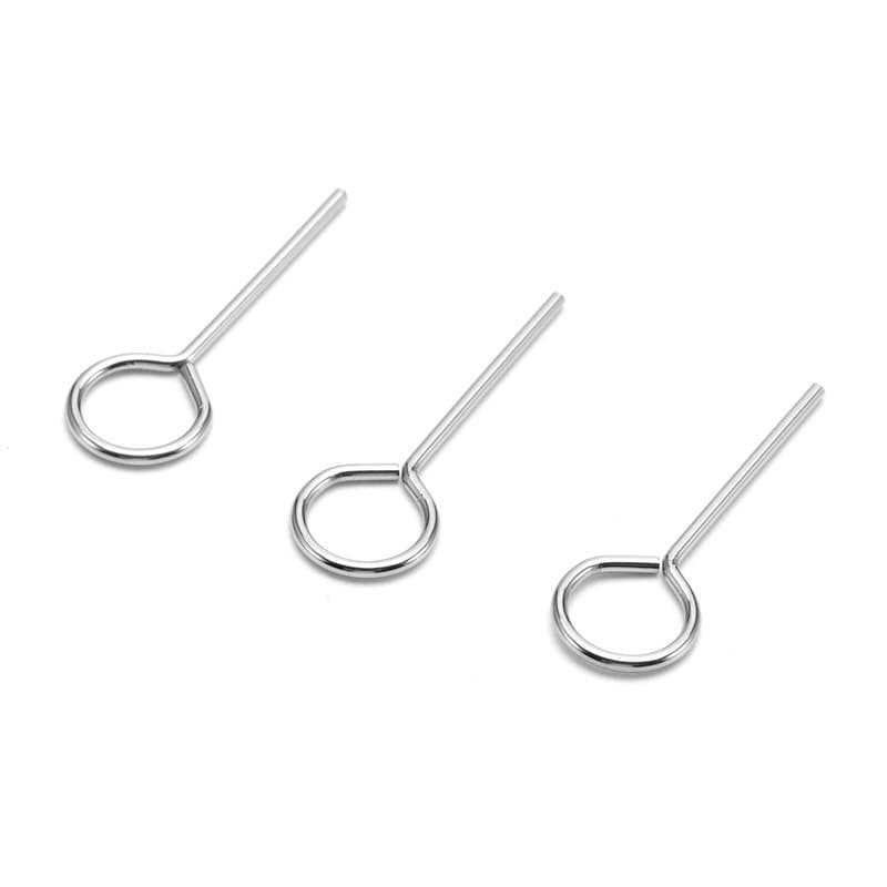 Mobile phone card extractor suitable for Apple Android card extractor SIM card extractor stainless steel hard top card pin accessories