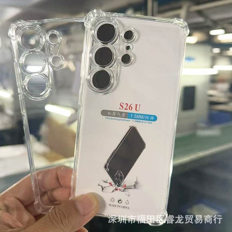 Samsung A57 5G mobile phone case transparent TPU four-corner airbag thickened protective cover A37 anti-fall soft shell all-inclusive applicable 4