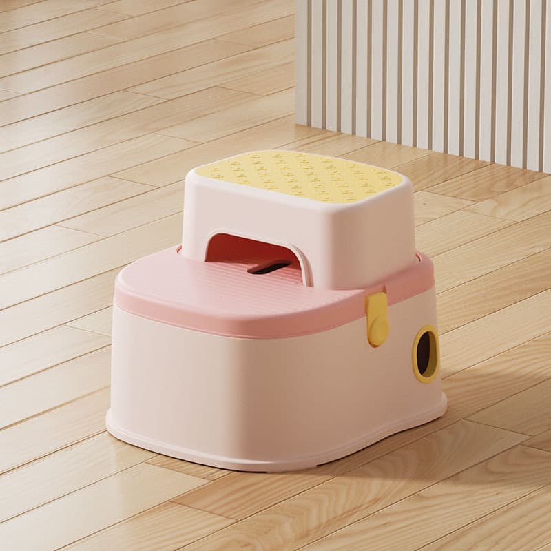Three-in-one multifunctional children's toilet for boys and girls, splash-proof small toilet, infant and toddler toilet training footstool 7