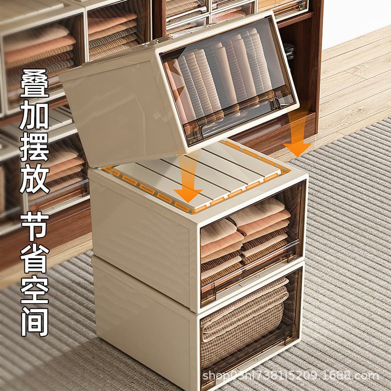 Drawer storage box storage box clothes wardrobe storage layered artifact home drawer cabinet clothing storage box 2