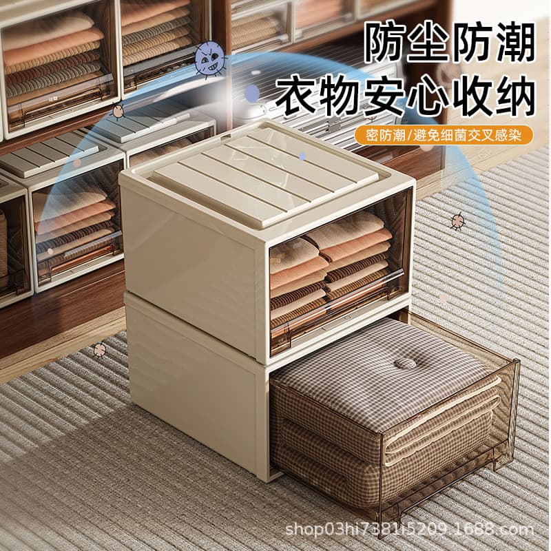Drawer storage box storage box clothes wardrobe storage layered artifact home drawer cabinet clothing storage box 5