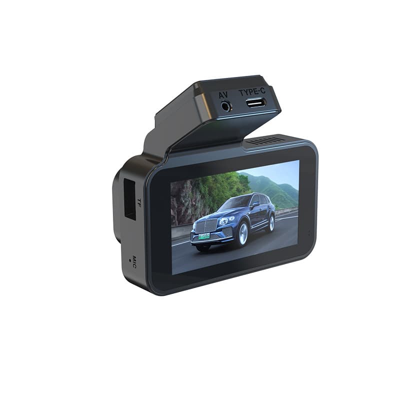 New 3-inch driving recorder 2K ultra-high definition installation-free night vision GPS 4K front and rear dual lens dashcam 4