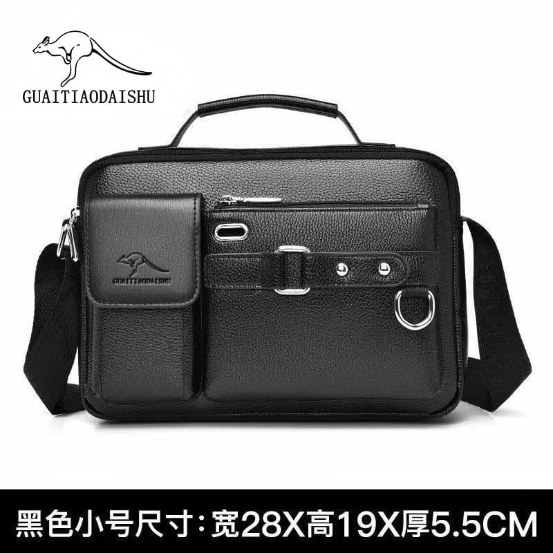 Cross-border popular men's briefcase bag cross-body men's shoulder bag men's handbag large capacity high-end business bag 8