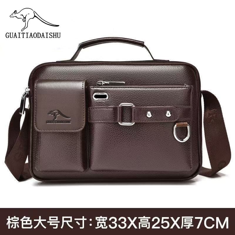 Cross-border popular men's briefcase bag cross-body men's shoulder bag men's handbag large capacity high-end business bag 10
