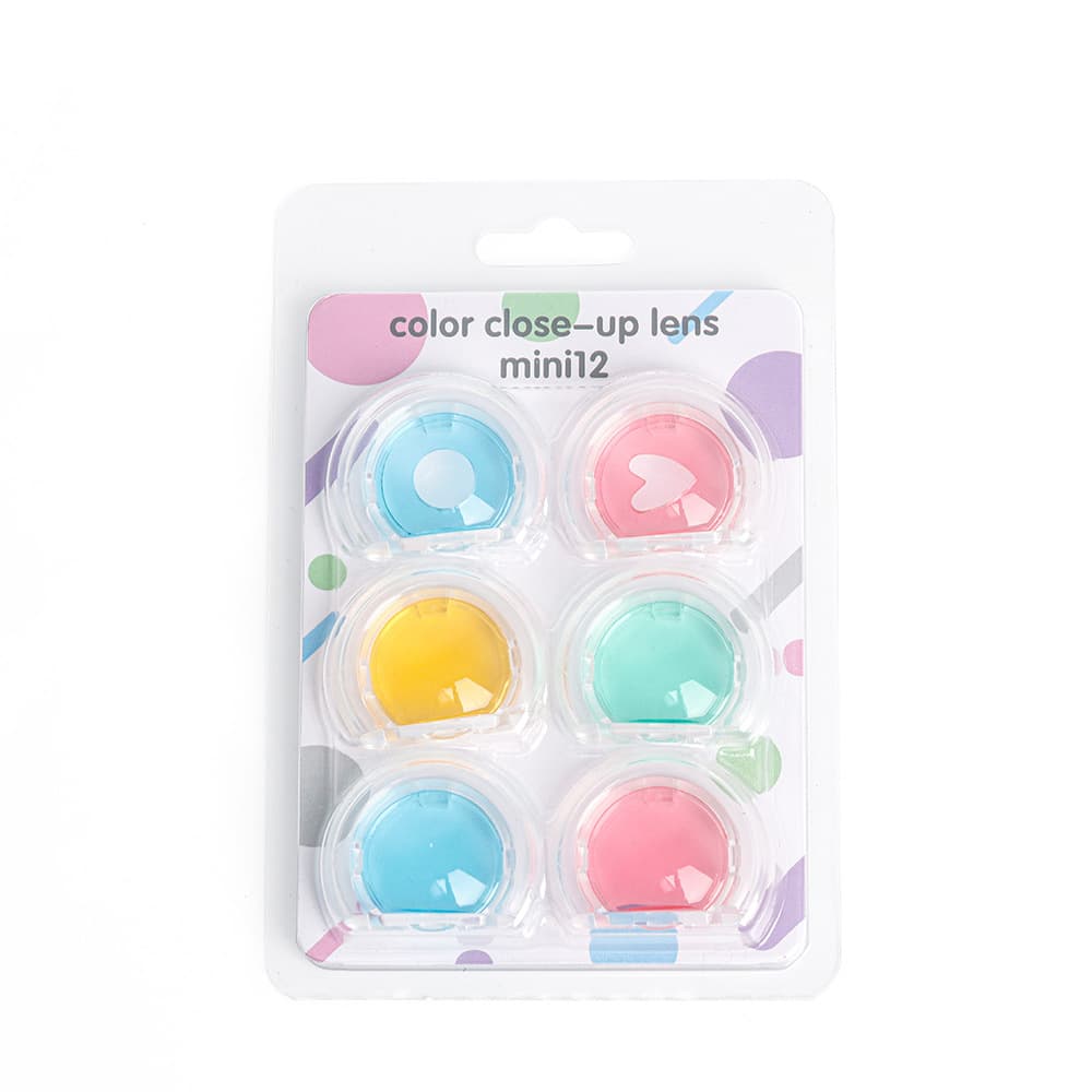Suitable for Polaroid mini12 camera accessories six-color filter translucent jelly shell color lens accessories 6