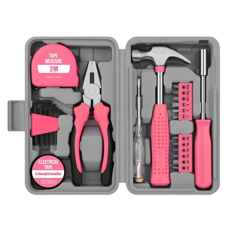 Household tool box set car hardware tools vise wrench screwdriver manual combination tool set 6