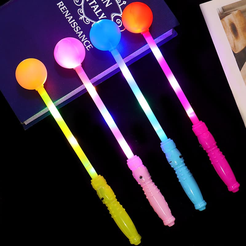 Kindergarten performance glow stick props for school graduation season yellow five-pointed star glow stick star flash fairy stick 5