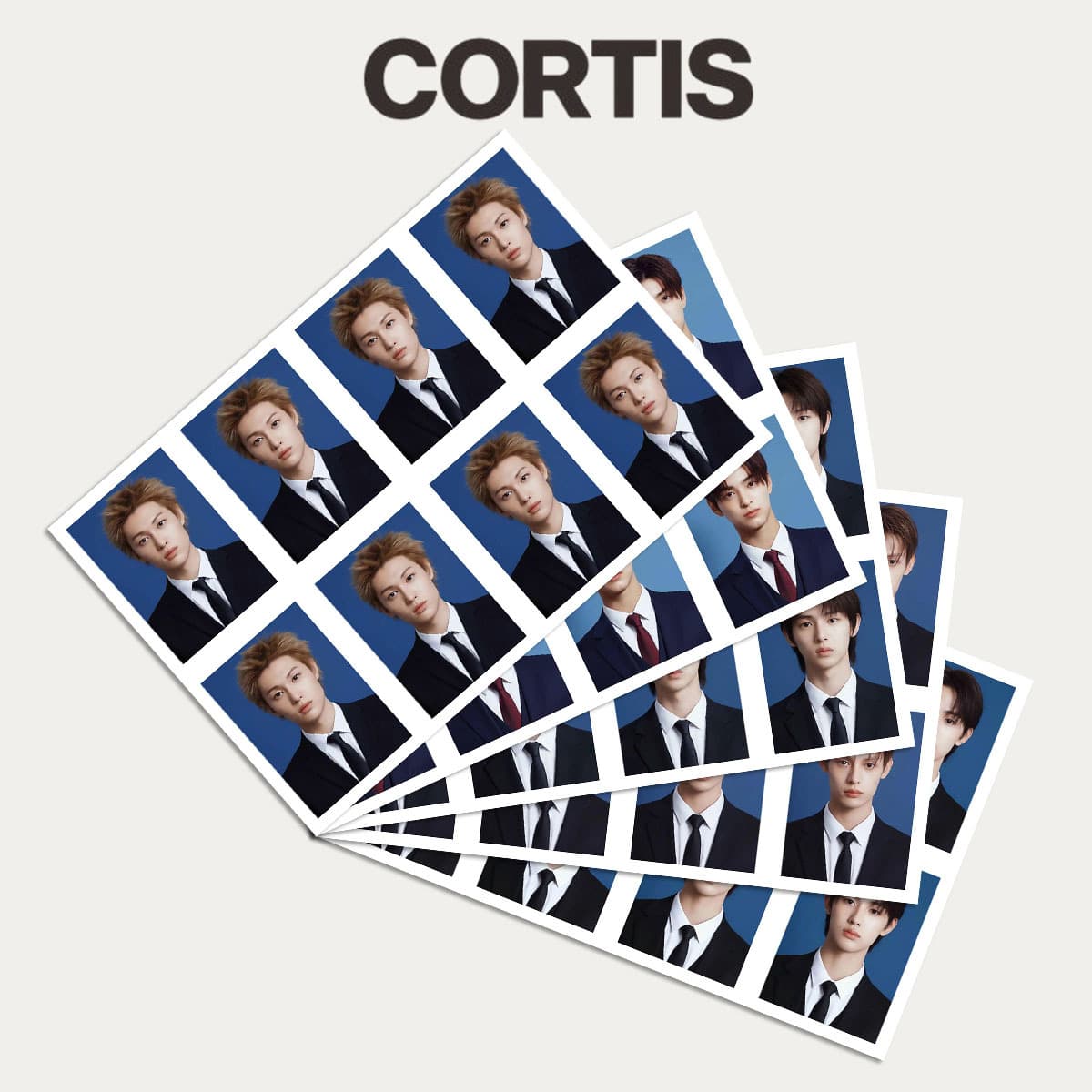 One-inch photos of CORTIS peripheral suits, ID photos COER collection passport photos Zhao Yufan KEONHO 2