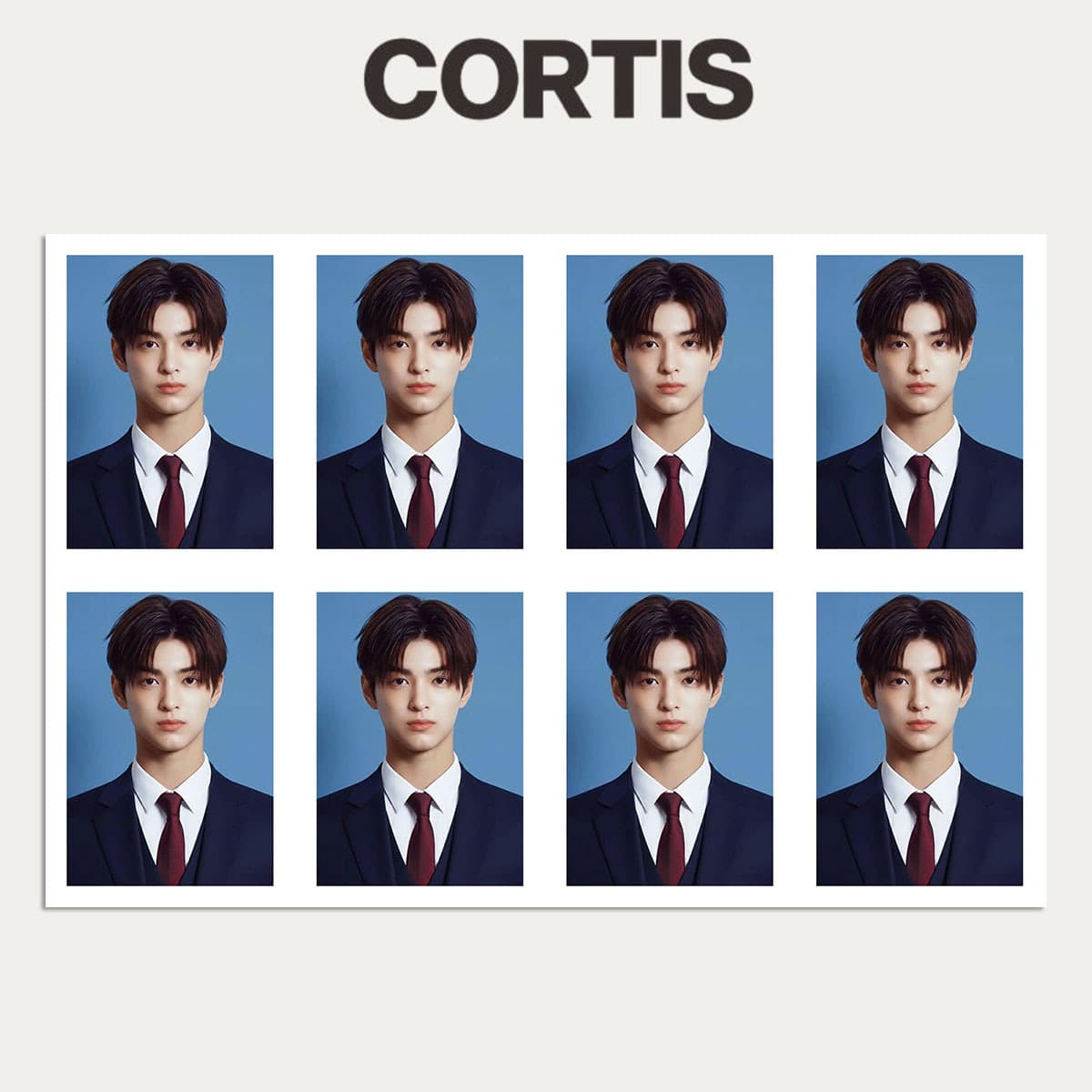 One-inch photos of CORTIS peripheral suits, ID photos COER collection passport photos Zhao Yufan KEONHO 3
