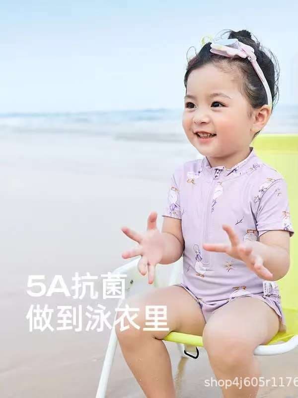 Summer beach children's quick dry swimwear, sun protection 2