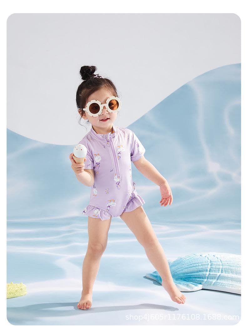 Summer beach children's quick dry swimwear, sun protection 4