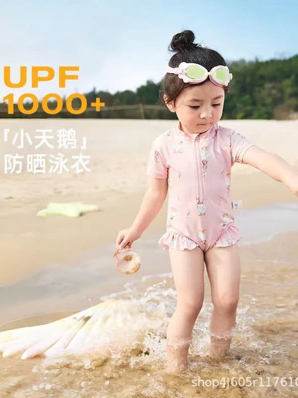 Summer beach children's quick dry swimwear, sun protection