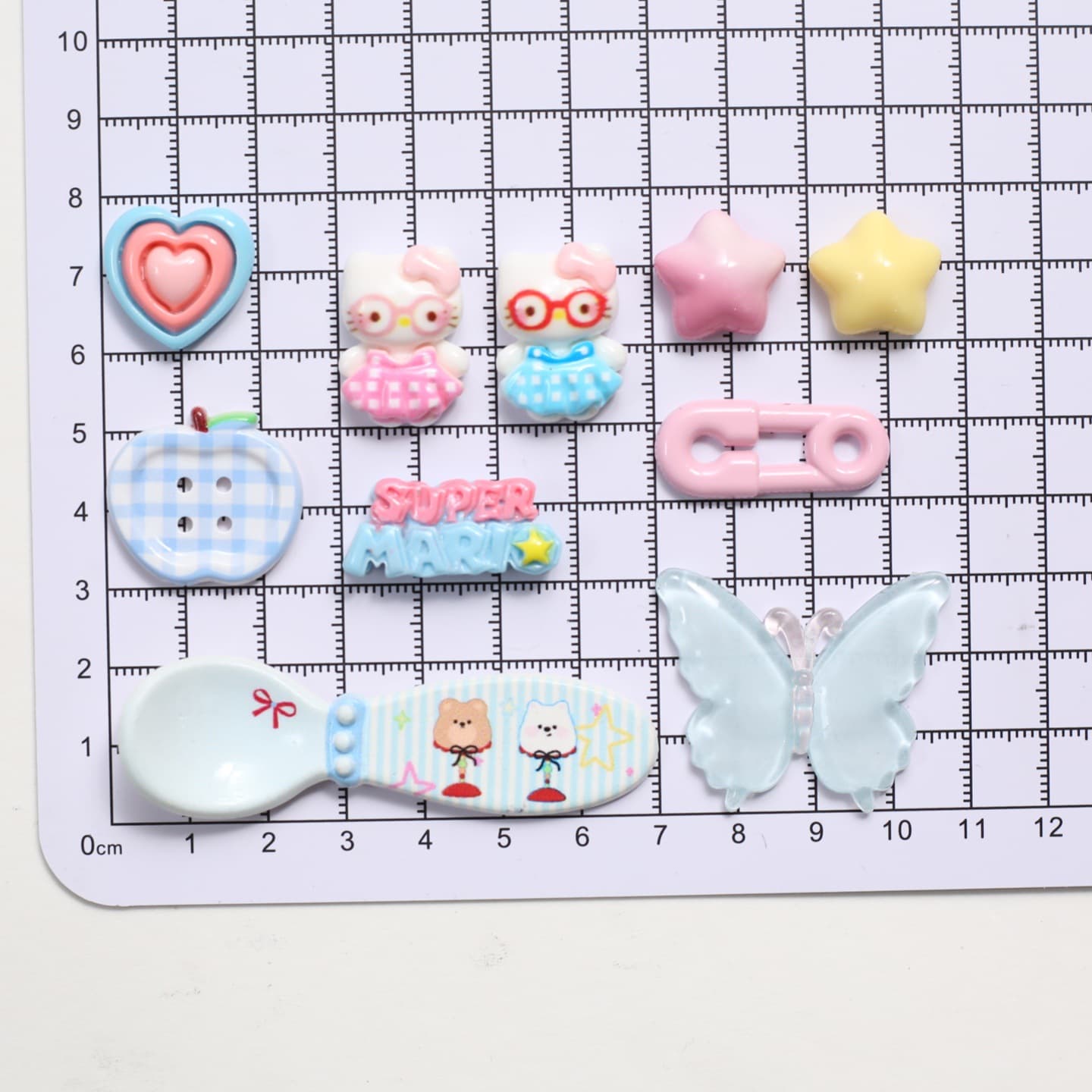 Cute accessories with butterfly, hair accessory, phone case, footwear buckle, DIY 4