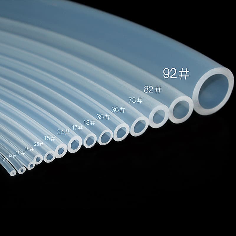 Silicone tubes for various industries, caliber, food, medical industry, high and low temperature resistance, support, direct sales from source 2