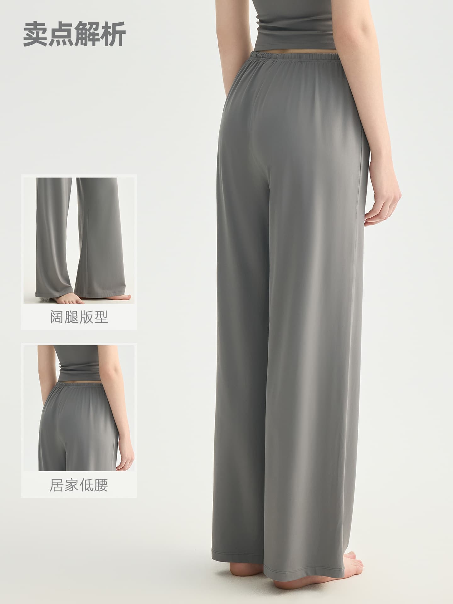 Overall for gym, trousers, sports leggings for training, oversize, for running, loose straight fit 2