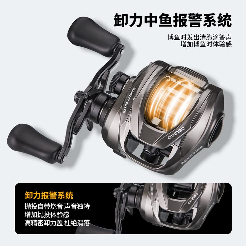 Fishing Reel Anti-Twist Casting Alarm Drop-Shape Reel Wholesale 2