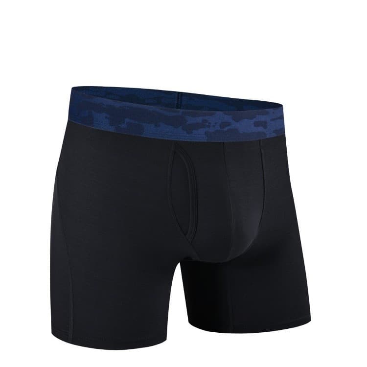 (Cross-border trading), long trousers, elastic comfortable antibacterial silk boxing pants 2