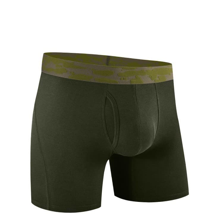 (Cross-border trading), long trousers, elastic comfortable antibacterial silk boxing pants 4