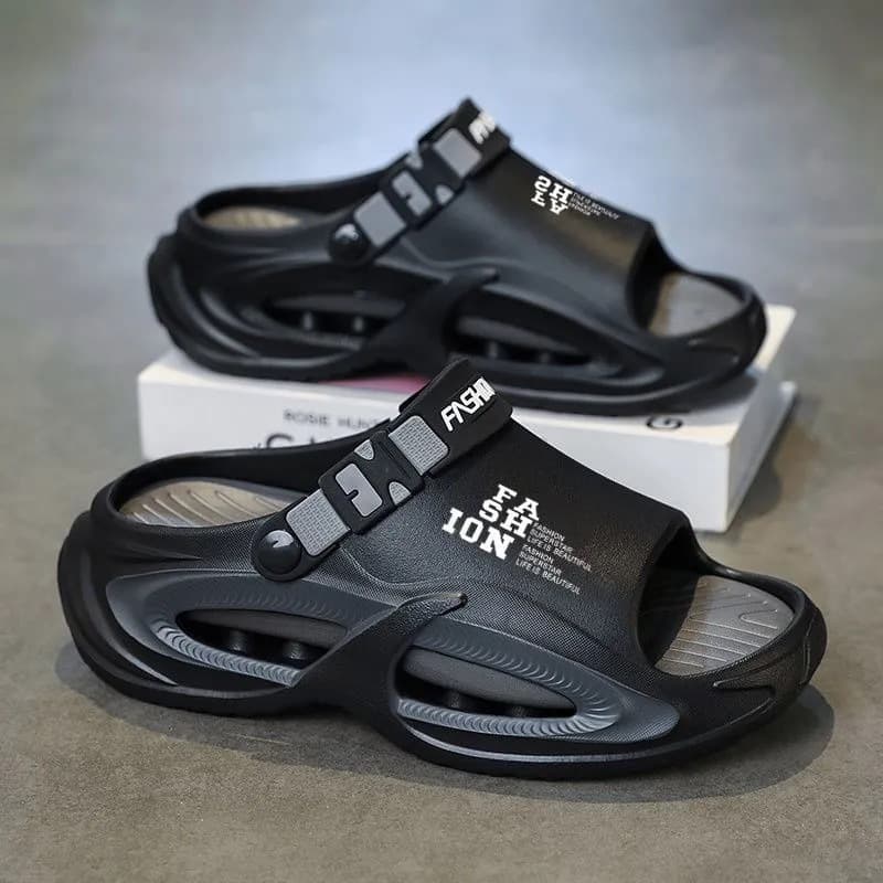 Quality sandals, men's non-slip slippers to go out platform, can be worn in two ways 2