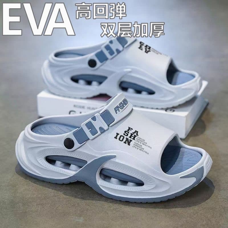 Quality sandals, men's non-slip slippers to go out platform, can be worn in two ways 3