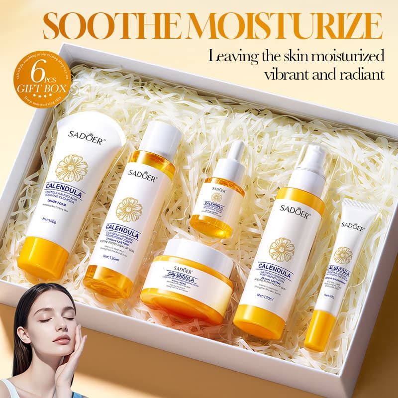 (Cross-border trading), (Wholesale), moisturizing set for face, English
