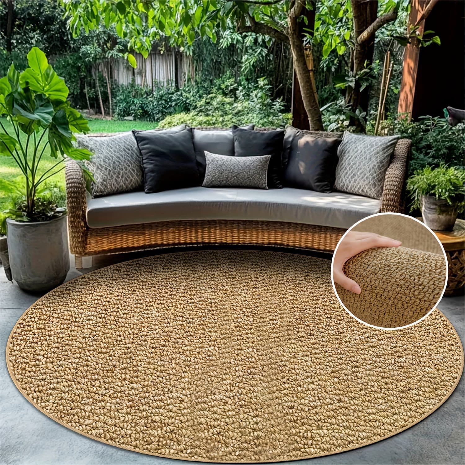 Summer minimalistic carpet for camping for living room 1