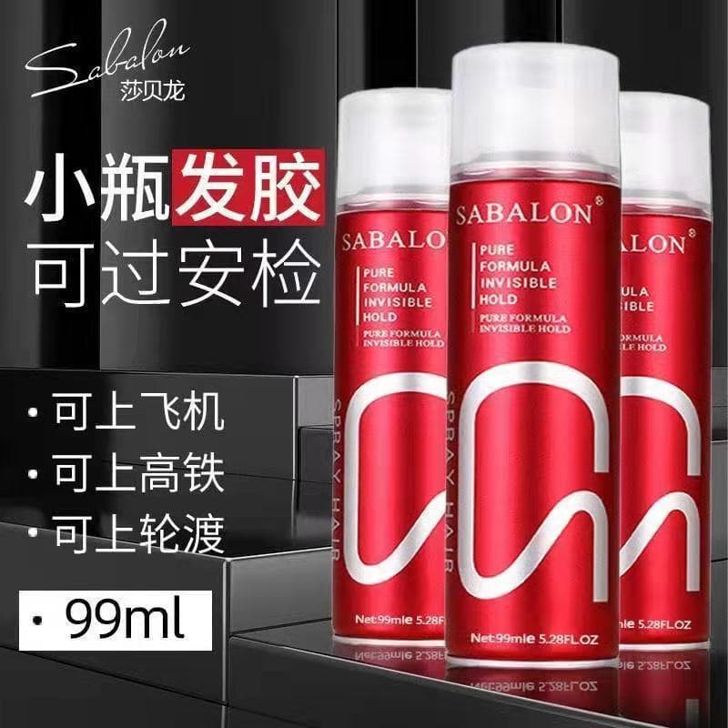 Hair spray, wax for traveling, dry shampoo spray, adds volume