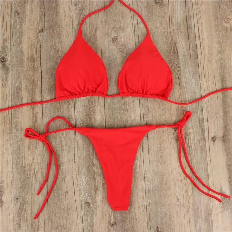 (Cross-border trading), (Wholesale), sexy swimwear, set, split belt for swimming 3