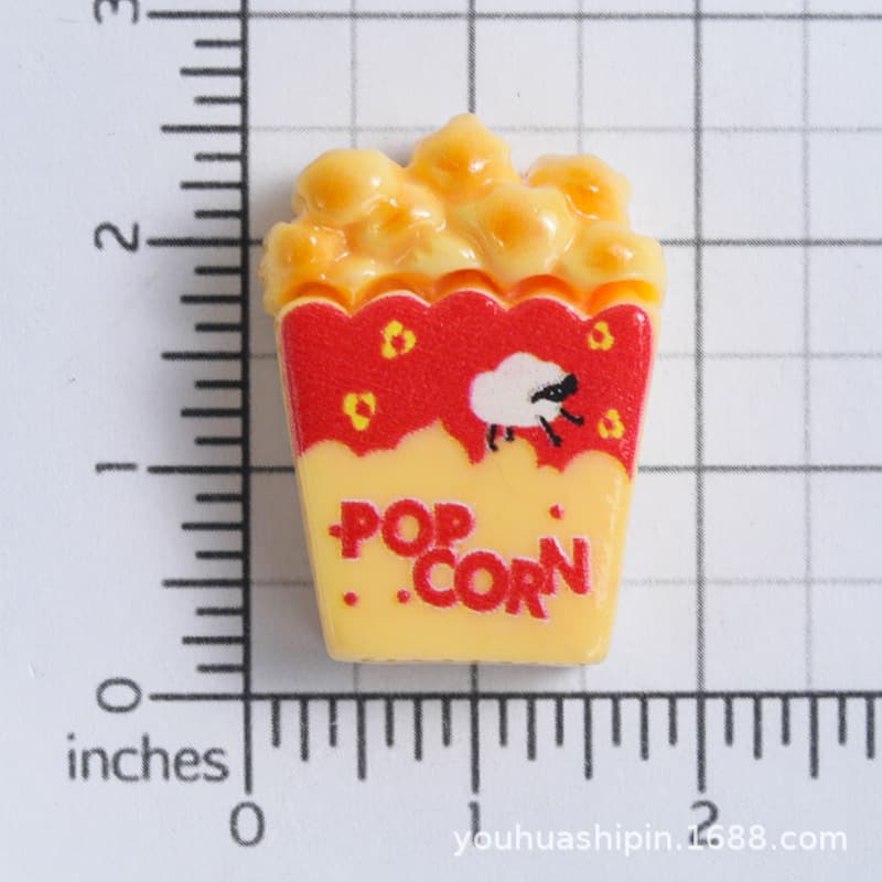 Food play, hairgrip, hair rope, keychain, phone case, fridge magnet, nail decoration, DIY 3