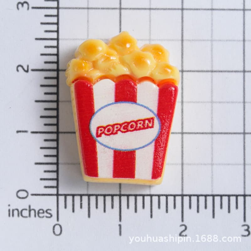 Food play, hairgrip, hair rope, keychain, phone case, fridge magnet, nail decoration, DIY 4