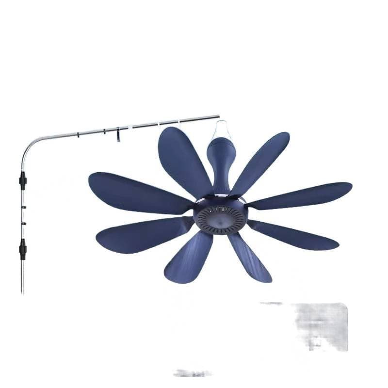 Remote control small ceiling fan bed large wind power dormitory mosquito net mini small breeze electric fan household sound silent hanging type 5