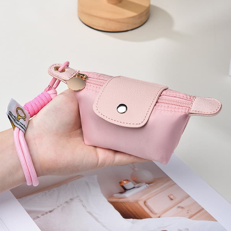Nylon small wallet for men and women, small bag, car keys, lipstick, organizer bag, headphones, equipment bag, pendant 3