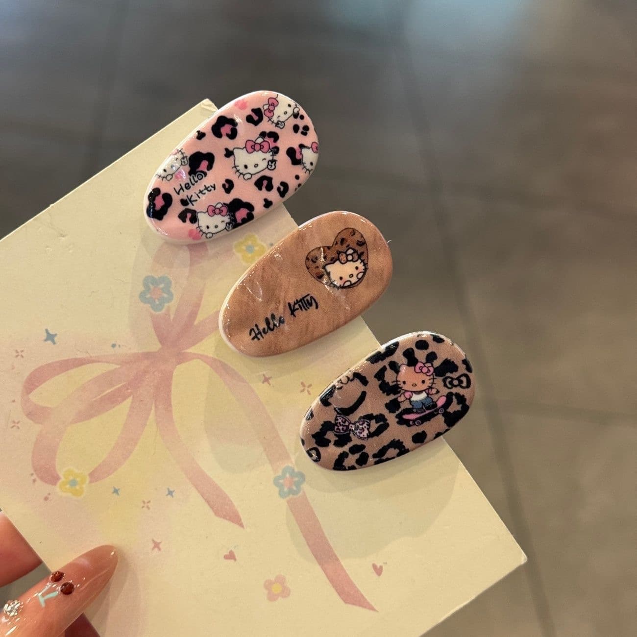 Cute cartoon high quality accessories drop-shaped 3