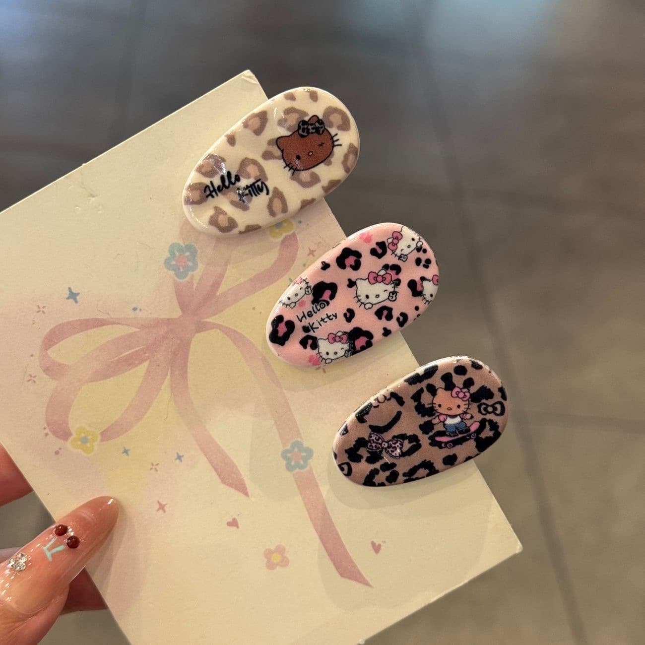 Cute cartoon high quality accessories drop-shaped 4
