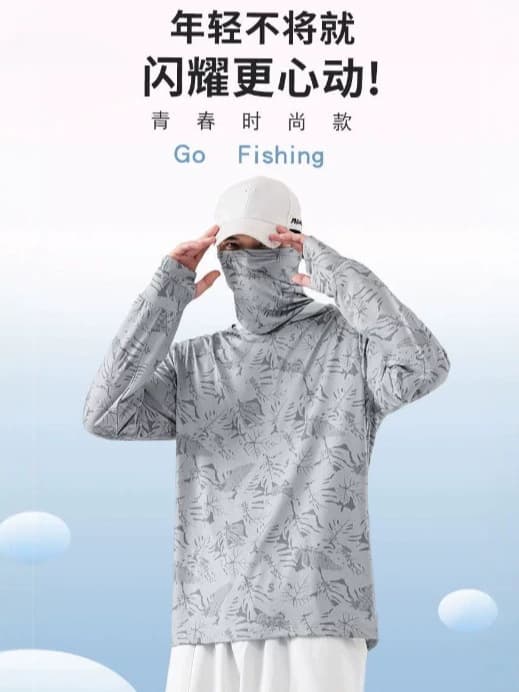 Silk summer thin breathable sun protection clothing for men and women, travel quick dry jacket with hood 4